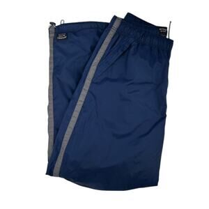 Vintage Abercrombie & Fitch Gym Issue Track Wind Pants Mens Large Lined Blue